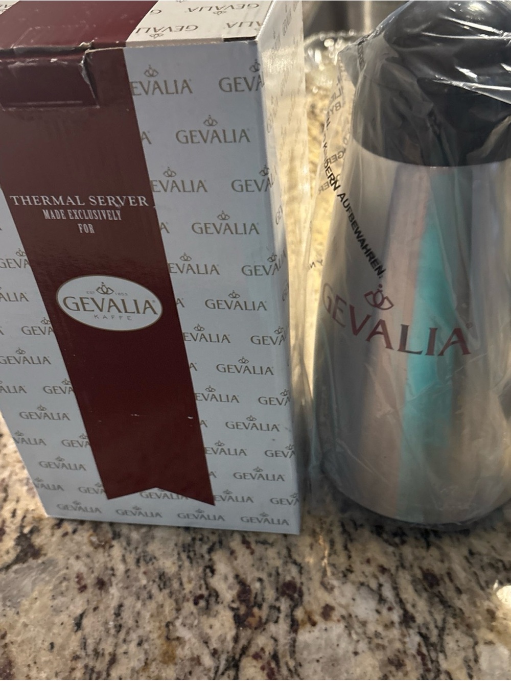 GEVALIA KAFFE THERMAL SERVER NWOT